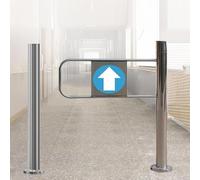Puerta batiente automática unidireccional - Dispositivo de Salida por Empuje para supermercados y Espacios públicos, Barrera de Seguridad Mejorada, Control de Acceso senc
