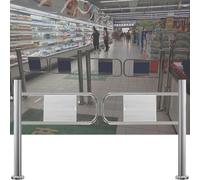 Puerta batiente con resorte adecuada for almacenes y centros comerciales Puerta de cierre automático(W 200cm (78 3/4"))