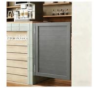 Puerta batiente de madera 1 hoja, puerta vaiven de salón interior y bisagras, separador de habitaciones estilo vaquero occidental para cocina cafetería, bar(Gray,60x90cm(23.6x35.4in))