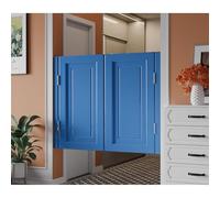 Puerta batiente de madera maciza, cierre automático, puertas de salón de café con bisagras para una fácil instalación, diseño de apertura bidireccional para entrada de tienda