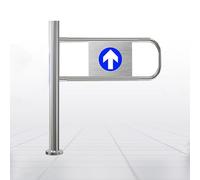 Puerta batiente de metal automática para mercados y almacenes, puerta de entrada segura con cierre automático, perfecta para bibliotecas y centros comerciales, mano izquierda, 50 x 100 cm