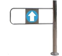 Puerta batiente de seguridad automática: mecanismo de resorte para un acceso seguro en tiendas, bibliotecas, supermercados y escuelas. Barrera de seguridad para niños y mascotas. Fácil instalación y
