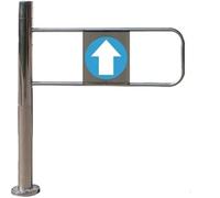 Puerta batiente de seguridad automática: mecanismo de resorte para un acceso seguro en tiendas, bibliotecas, supermercados y escuelas. Barrera de seguridad para niños y mascotas. Fácil instalación y