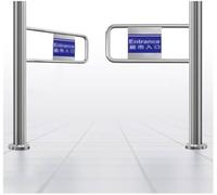 Puerta batiente de Seguridad ng-Loaded - Dispositivo de Entrada de Doble Puerta Adecuado para Tiendas, centros comerciales, etc. - Solo Empuje hacia adentro - Solución de Control de Acceso d