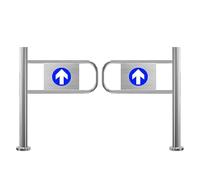 Puerta batiente de Seguridad ng-Loaded, Puerta batiente Comercial, Puerta de Seguridad unidireccional para Entrada de Mercado, Puerta automática de GNC para bibliotecas, Tiendas y paisajismo