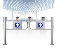 Puerta batiente doble automática, 100 x 200 cm, ideal para pasillos industriales y supermercados, portal de entrada, cierre fácil, 180 x 97 cm, seguridad y accesibilidad mejoradas