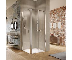 Puerta batiente HÜPPE Solva, para panel lateral, anchura 1000mm, alto 2000mm, S20903123322, Cabinas de ducha: Color de perfil Vidrio Black Edition ESG transparente con ANTI-PLAQUE