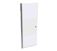 Puerta batiente HÜPPE SolvaPro de 4 esquinas y semi-cerco, a medida, fijación a la izquierda, anchura: 50-90cm, alto: 200,1-220cm, 7T1181092373, Cabinas de ducha: Color de perfil plata cristal de alto