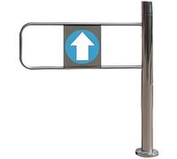 Puerta batiente metálica Universal - Puerta de Seguridad automática para GNC, Adecuada para mercados, almacenes, Tiendas y centros comerciales - Puerta de Seguridad de 50x100 cm con Apertura