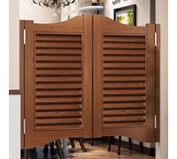 Puerta batiente para cafetería, Media Puerta con bisagra para Poste de Puerta, Puerta de Granero batiente de Cierre automático, para partición de Entrada de Tienda, coci