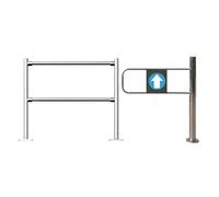 Puerta Batiente Para Entrada De Supermercado,Puerta De Paso Peatonal Metálica,Apertura De 90°,Puerta Batiente Con Resorte De Acero Inoxidable(80x100cm)