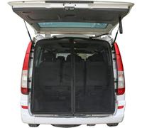 Puerta batiente para portón trasero, protección solar, 160 x 150 cm, cubierta para maletero, mosquitera, mosquitera de malla negra para T4 T5 Transporter Calif/ornia MUL/ti/Van Cad/dy