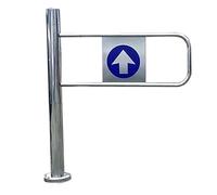 Puerta batiente para supermercado, Puerta de Seguridad metálica, Puerta batiente de Seguridad con Resorte, Puerta de Entrada automática de Acero Inoxidable para supermercado, para centros co