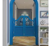 Puerta batiente, Puerta de cafetería, Media Puerta con bisagra para Poste de Puerta, Puerta de Valla Exterior, Puertas batientes de salón de Madera, para partición de en