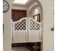 Puerta batiente retro con persianas, puertas de cafetería con bisagras incluidas, puerta batiente prefabricada de madera maciza para interiores de cafeterías, estilo vaquero moderno de media