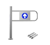 Puerta Batiente Unidireccional,Puerta Batiente Automática De Entrada Para Supermercados,Puertas Batiente De Seguridad De Apagado Automático(Left,90x100cm)