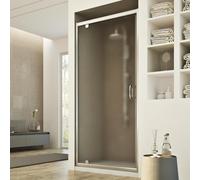 PUERTA CABINA DE DUCHA NICHO CRISTAL IMPRESO 6MM 1HOJA ABATIBLE 75CM H185