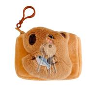 Puerta Capibara de felpa - Elegante puerta pequeña con adorable diseño de animales, bolsa de ocio | Capbara Keystea Capbara Keys para tienda, puerta de viaje con cinturi, albaricoque, ver descripción