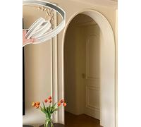 Puerta con Arco Moldura de Arco 3D Flexible Autoadhesiva, Moldura Decorativa Flexible para Puertas Arqueadas y Techos, Moldura Curva para Líneas de Yeso.(W5.5cm(2 1/8"),8m(26.2ft))