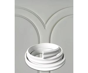Puerta con Arco Moldura Decorativa de Cornisa: Un Elegante Adorno Flexible para Arcos, Techos y Puertas. Arco de Puerta(W3cm(1 1/8")-B,14m(46ft))