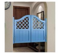 puerta con una sola lama, Puerta batiente Loered con bisagras de madera maciza for cocina cafetería(Style 9,W120xH90cm)