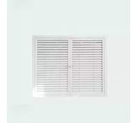 Puerta Contador Agua Aluminio Tapas de Inspección Metálica con Tirador Puerta Doble Ideal para Tuberías, Contadores de Gas(B,60 * 90cm)