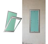 Puerta Contador Agua Panel Acceso Extra Estrecho para Fontanería, Puertas Acceso Con Pestillo Apertura Por Presión, Trampilla Inspección Yeso Puerta Oculta(250x600mm(10x24in))