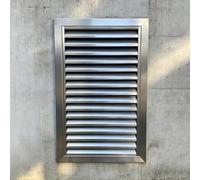Puerta Contador Agua Panel de Acceso con Rejilla de Lamas, Cubierta para Orificio de Ventilación en Pared, Puerta de Inspección de Fontanería Para Exteriores(600x1100mm(24x43in))