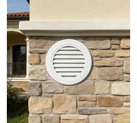 Puerta Contador Agua Panel de Acceso con Rejilla Redonda para Paneles de Yeso, Puerta de Acceso A Techo y Pared, Cubierta Ventilación Aire Inspección Aluminio(White,700mm/27.6in)