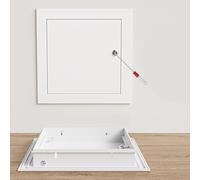 Puerta Contador Agua Panel de Acceso de 150 X 150, 250 X 250, 350 X 350 mm, Panel Acceso Pared con Cerradura, Placa Cubierta Orificio Pared Montada Superficie(18x30in(450x750mm))