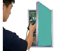 Puerta Contador Agua Panel de Acceso de Yeso con Cerradura Magnética, Puerta de Acceso Montada en La Pared, Marco de Aluminio, Cubierta de Orificio Pared Reforzada(35x35in(900x900mm))