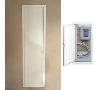 Puerta Contador Agua Panel de Acceso Extraestrecho para Placas de Yeso, Panel de Acceso para Pared con Cerradura, Placa Cubierta Orificios Fontanería La Pared(350x400mm(14x16in))