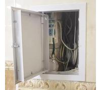 Puerta Contador Agua Panel de Acceso Metálico Resistente con Manija y Pestillo, Tapa para Orificio de Acceso de Montaje en Techo Pared, Placa Cubierta Plomería(22x30in(550x750mm))