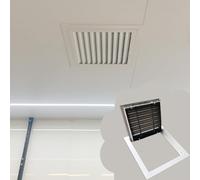 Puerta Contador Agua Panel de Acceso Ventilado para Paneles De Yeso, Puerta de Acceso de Plomería con Filtro, Tapa de Inspección para Montaje en Pared O Techo(20x20in(500x500mm))