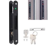 Puerta Corredera Cerradura de gancho de ventana Puerta móvil moderna Pestillo de cerradura de doble cara, Pestillo de cerradura de un solo lado para puertas móviles, ventanas, puertas de vidrio