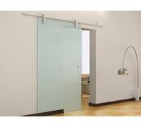 Puerta corredera CLEAVER con sistema de aplique - 205x83 cm - Cristal templado