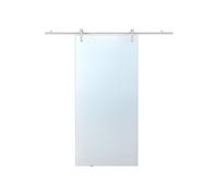 Puerta corredera en aplique CLEAVER ñ 205 x 83 cm ñ Cristal templado