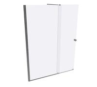 Puerta corredera HÜPPE Xtensa pure Walk-In de 1 pieza, con segmento fijo, anc...