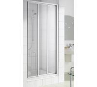 Puerta corredera Kermi IBIZA 2000 ST3 07520, I2ST3075202PK, Color: Blanco Genuino vidrio transparente Clean