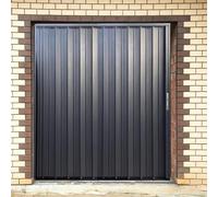 Puerta Corredera Plegable 203x203 183x203 152x203 122x203 81x203 79x203 76x203 61x203 cm, Puertas Interiores Retráctiles con Cerradura y Llave, Puertas Plegables Invisibles(Gray,68x80in/173x203cm)