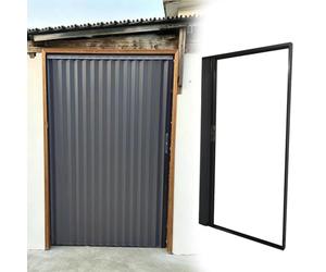 Puerta corredera plegable acordeon Interior Almacén Puertas Correderas Plegables con Llave, Comercial Retráctiles Divisores de Privacidad Tabique Diseño Plegable para Fácil Acceso(192x203cm/75.6x80in)