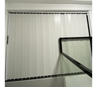 Puerta corredera plegable acordeon Interior Blanco Interior Puerta Plegable de Repuesto, Corredera Tipo Acordeón con Cerradura para Reformas/Baños/Armarios/Despensas/Lavaderos(70x90in/177.8x228.6cm)