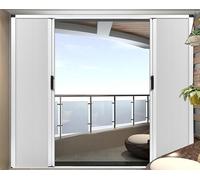 Puerta corredera plegable acordeon Interior Puerta interior temporal en acordeón, Puerta Plegable Acordeon A Medida, Separador de Ambientes Para Armarios, Lavanderías, Dormitorios W×H:165×195cm