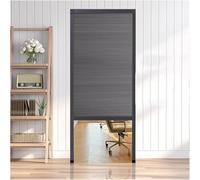 Puerta corredera plegable, mampara de privacidad impermeable ajustable, separador de ambientes que ahorra espacio, sin necesidad de taladrar, apertura de arriba hacia abajo/de abajo hacia arriba