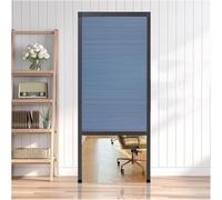 Puerta corredera plegable, mampara de privacidad impermeable ajustable, separador de ambientes que ahorra espacio, sin necesidad de taladrar, apertura de arriba hacia abajo/de abajo hacia arriba