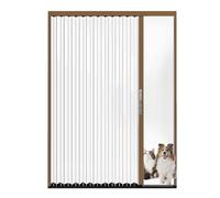 Puerta Corredera Plegable, Puerta Acordeón Interior Transparente sin Taladrar con Cerradura, Marco de Aluminio y Panel Acrílico, Separador de Ambientes para Baño Cocina Armario Patio