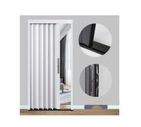 Puerta Corredera Plegable Puerta Plisada Invisible Tipo Acordeón Puertas Correderas Plegables Interiores Con Riel De Aluminio(52x80in (132x203cm))