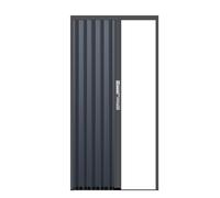 Puerta corredera puerta plegable puertas plegables puertas interiores Panel de puerta plegable con cerradura de aluminio para interiores y exteriores - 203 cm de alto, 60 70 80 90 100 110 120 130 140