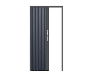 Puerta corredera puerta plegable puertas plegables puertas interiores Panel de puerta plegable con cerradura de aluminio para interiores y exteriores - 203 cm de alto, 60 70 80 90 100 110 120 130 140