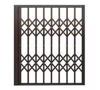 Puerta corrediza Plegable antirrobo para Ventanas, Barras de Seguridad de aleación de Aluminio para Exteriores, Ideal para prevenir robos en lofts y cobertizos.